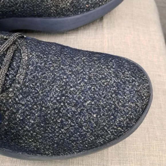 Allbirds Shoes Mens Size 13 WRM Wool Runner Mizzles Shoes Blue Low Top 0521 NV1