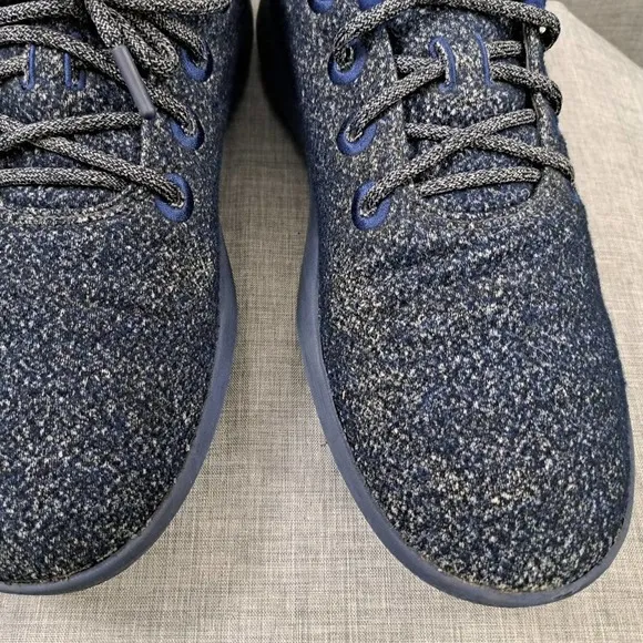 Allbirds Shoes Mens Size 13 WRM Wool Runner Mizzles Shoes Blue Low Top 0521 NV1