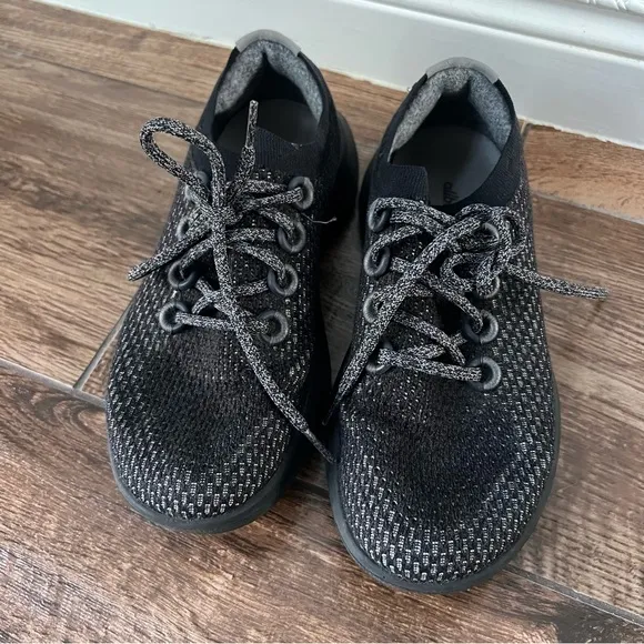 Allbirds Tree Dasher black obsidian athletic running shoes Size 9