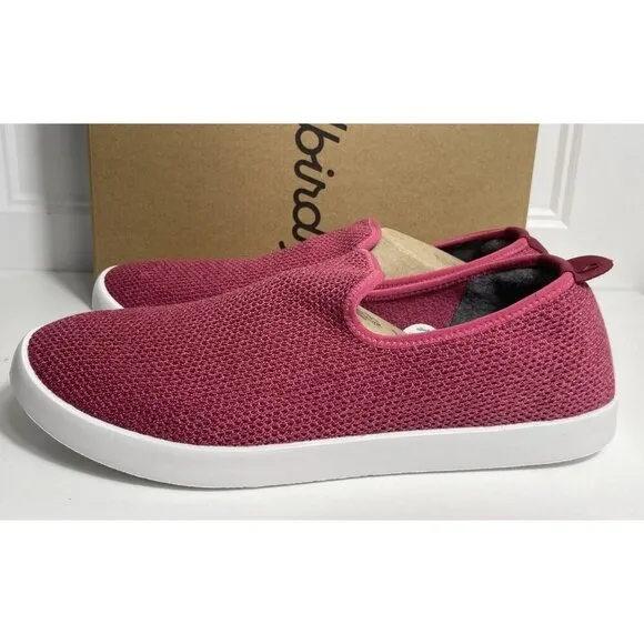 Allbirds Tree Loungers Slip On Loafer Shoes Lux Pink Knit Sneakers Mens 13 NEW