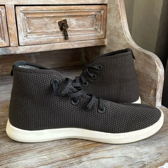 🖤Allbirds TT Tree Topper High Top Sneakers shoes dark grey size 10