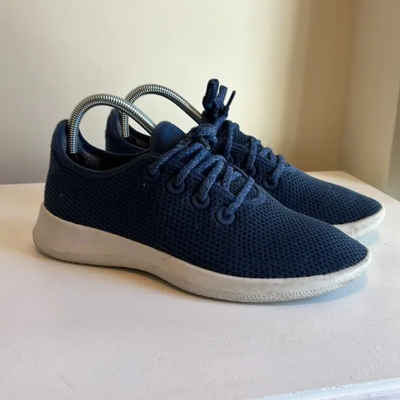 Allbirds Women’s Tree Runner Marine Sneaker Shoes Size 8
