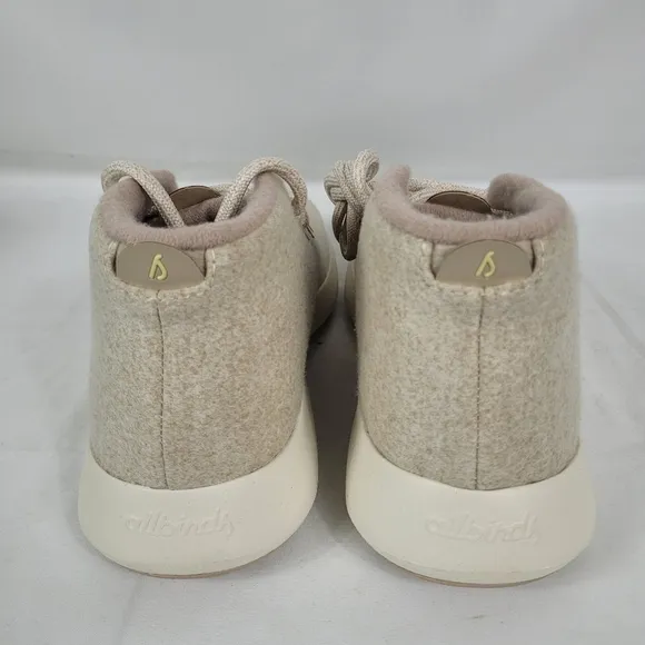 Allbirds Women's Wool Runner-up Mizzle High Top Sneaker Stony Cream Size 10 NIB