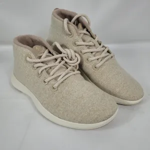 Allbirds Women's Wool Runner-up Mizzle High Top Sneaker Stony Cream Size 10 NIB