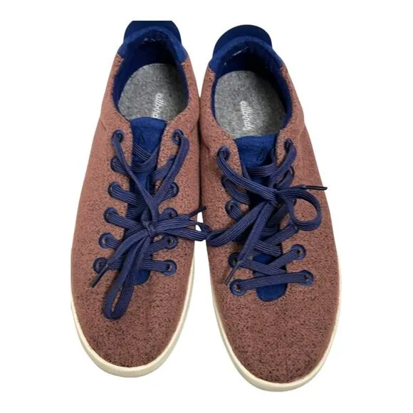 Allbirds Wool Pipers Low Top Sneakers Brown/Blue Men's 12 Lifestyle Streetwear