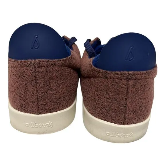 Allbirds Wool Pipers Low Top Sneakers Brown/Blue Men's 12 Lifestyle Streetwear
