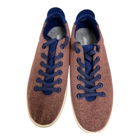 Allbirds Wool Pipers Low Top Sneakers Brown/Blue Men's 12 Lifestyle Streetwear