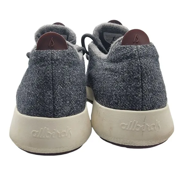 Allbirds Wool Runner Mizzle Mens 14 Low Comfort Sneakers Gray Shoes
