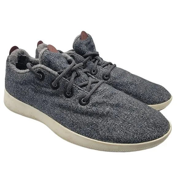 Allbirds Wool Runner Mizzle Mens 14 Low Comfort Sneakers Gray Shoes