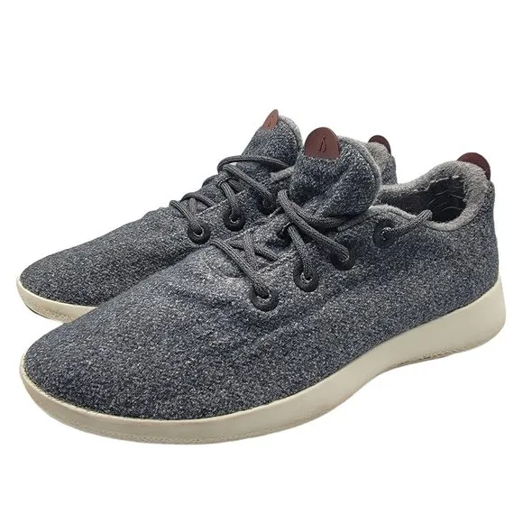 Allbirds Wool Runner Mizzle Mens 14 Low Comfort Sneakers Gray Shoes