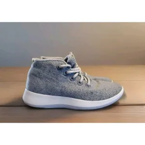 Allbirds Wool Runner Up Mizzle High Top Sneakers Womens Size 8 Gray
