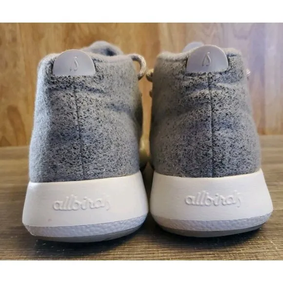 Allbirds Wool Runner Up Mizzle High Top Sneakers Womens Size 8 Gray