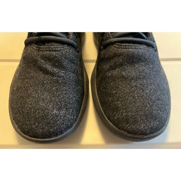 AllBirds WRU Wool Runner Up Mizzle Shoes Mens Size 9 Gray Blue Mid Top