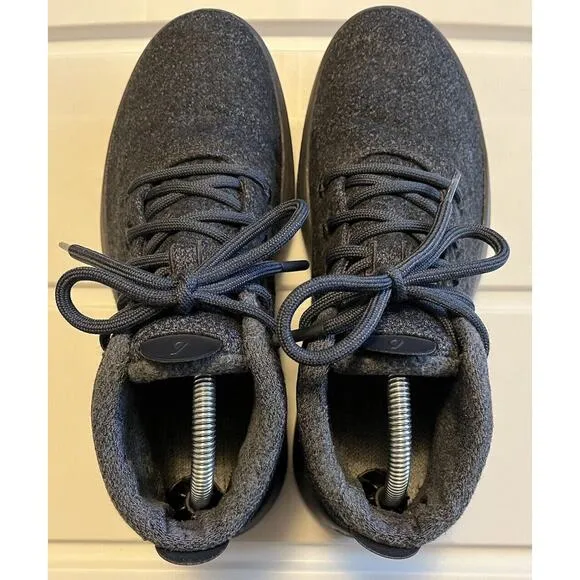 AllBirds WRU Wool Runner Up Mizzle Shoes Mens Size 9 Gray Blue Mid Top