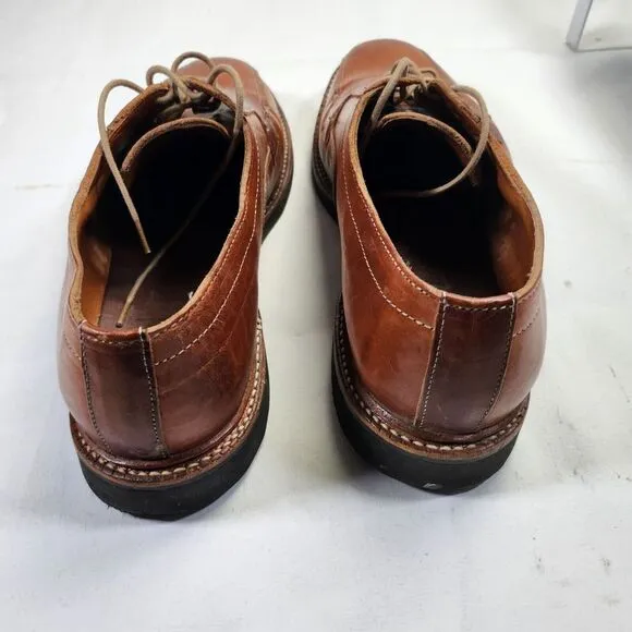 Allen Edmonds Brown Leather Mens Dress Shoes With Lace-Up Closure‎ &amp; Rubber Sole