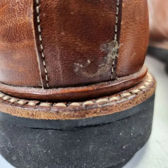 Allen Edmonds Brown Leather Mens Dress Shoes With Lace-Up Closure‎ &amp; Rubber Sole