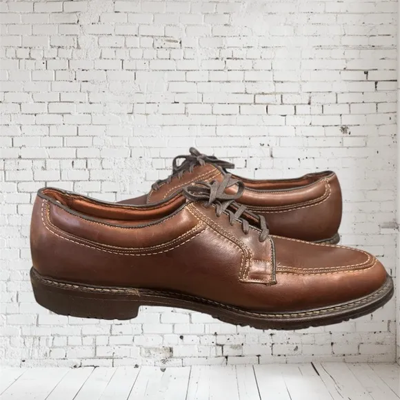 Allen Edmonds Brown Wilbert Men Comfort Oxford Shoes Size 14