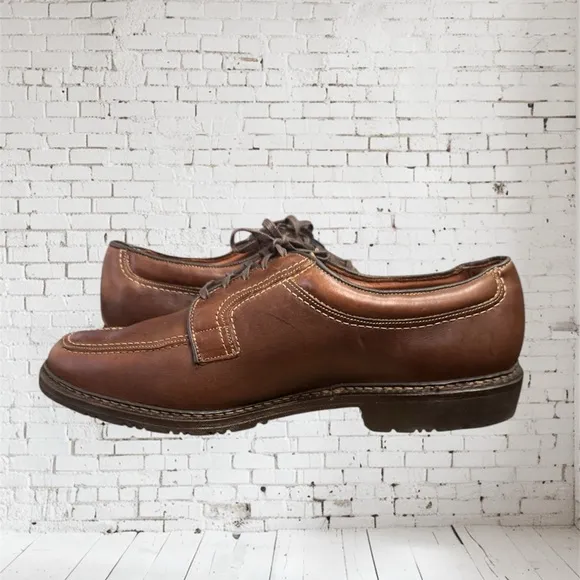 Allen Edmonds Brown Wilbert Men Comfort Oxford Shoes Size 14