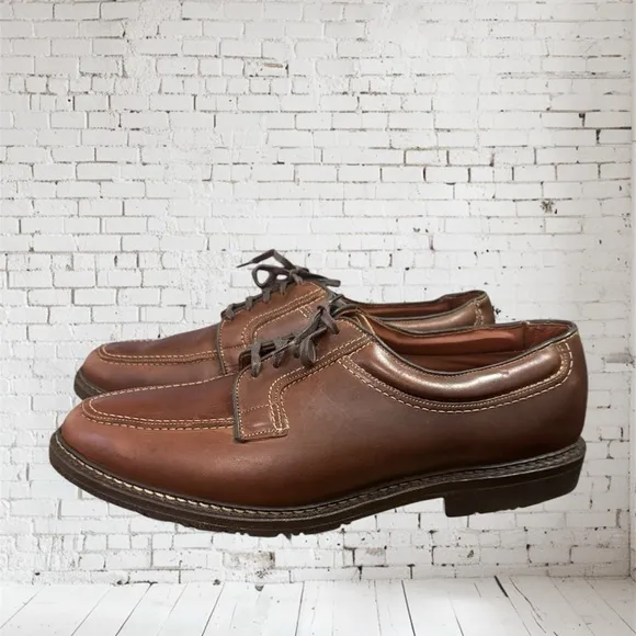Allen Edmonds Brown Wilbert Men Comfort Oxford Shoes Size 14