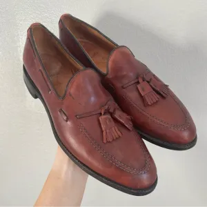 Allen Edmonds Grayson Brown Leather Tassel Loafer Size 10.5 AA