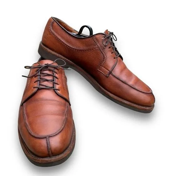 Allen Edmonds Handcrafted Brown Leather Shoes Business Casual Made in USA size 9