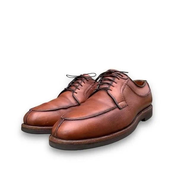 Allen Edmonds Handcrafted Brown Leather Shoes Business Casual Made in USA size 9