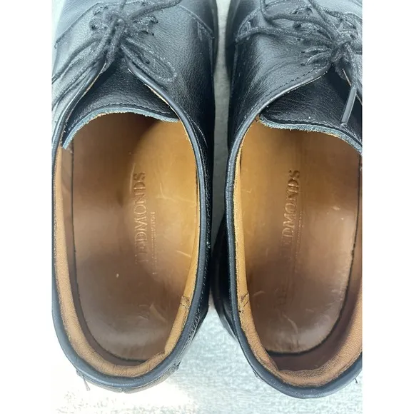 Allen Edmonds Men's Black Leather Badlands Lace Up Blucher Comfort Shoe Size 11D