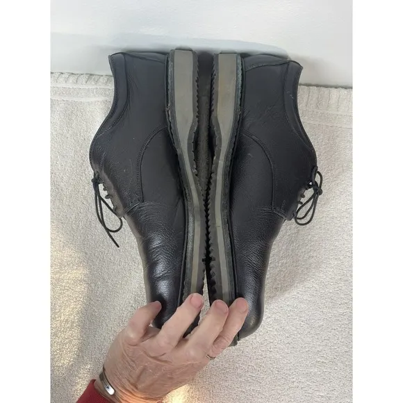 Allen Edmonds Men's Black Leather Badlands Lace Up Blucher Comfort Shoe Size 11D