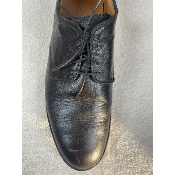 Allen Edmonds Men's Black Leather Badlands Lace Up Blucher Comfort Shoe Size 11D
