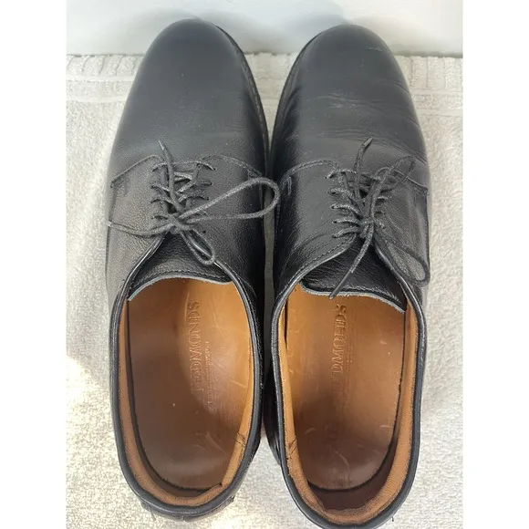 Allen Edmonds Men's Black Leather Badlands Lace Up Blucher Comfort Shoe Size 11D