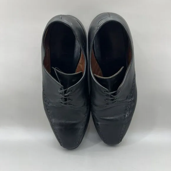 Allen Edmonds Wendell Men Size 9.5 3E Shoes Black Leather Comfort Dress Oxford
