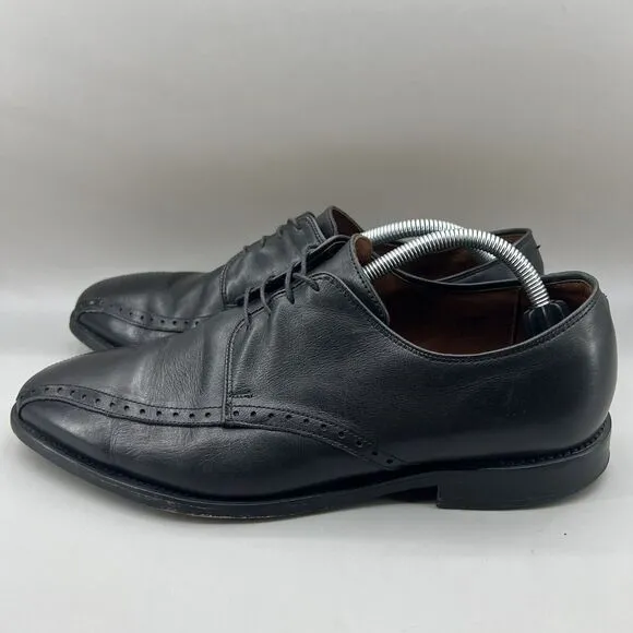Allen Edmonds Wendell Men Size 9.5 3E Shoes Black Leather Comfort Dress Oxford