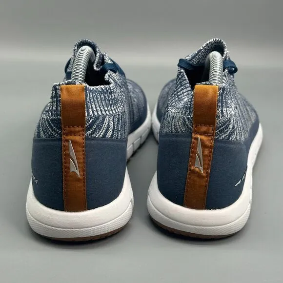 Altra Vali All Day Men's 8 Blue White Athletic Running Sneakers Lace-Up Low Top