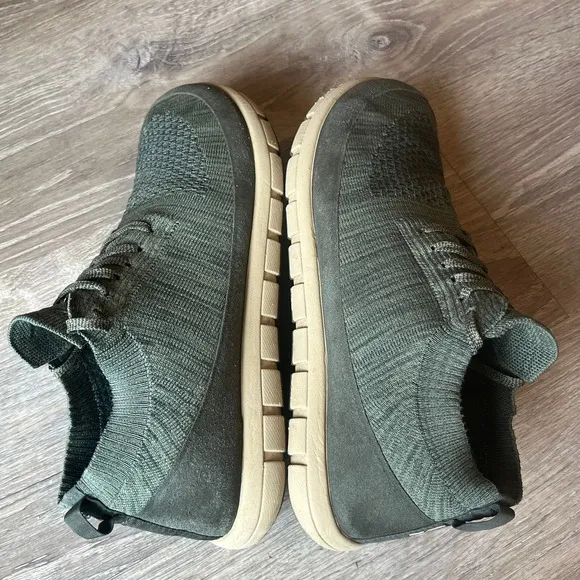 Altra Vali Knit Casual Road Walking Shoes Olive Green Tan Mens 10 UK 9 EU 44