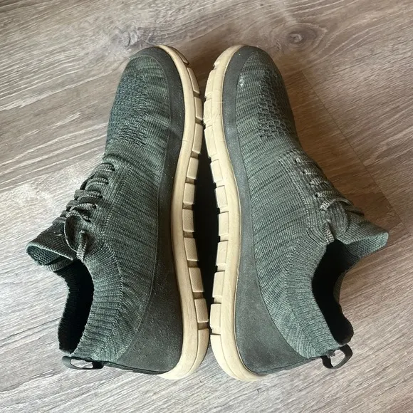 Altra Vali Knit Casual Road Walking Shoes Olive Green Tan Mens 10 UK 9 EU 44