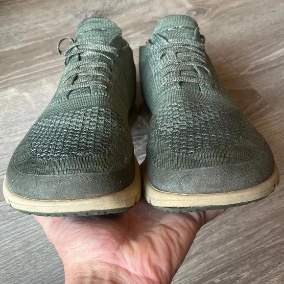 Altra Vali Knit Casual Road Walking Shoes Olive Green Tan Mens 10 UK 9 EU 44