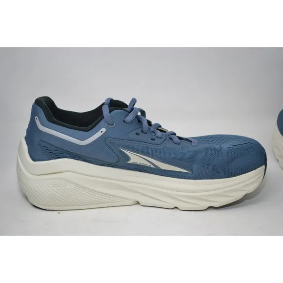 Altra Via Olympus Mens Size 8.5 Blue White Black Athletic Running Shoes Sneakers