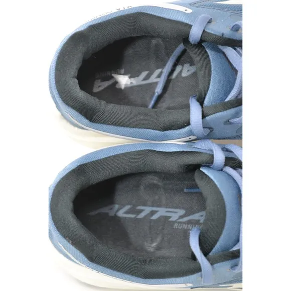 Altra Via Olympus Mens Size 8.5 Blue White Black Athletic Running Shoes Sneakers