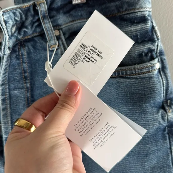 ANINE BING- NEW Roxanne High Rise Bootcut Jeans