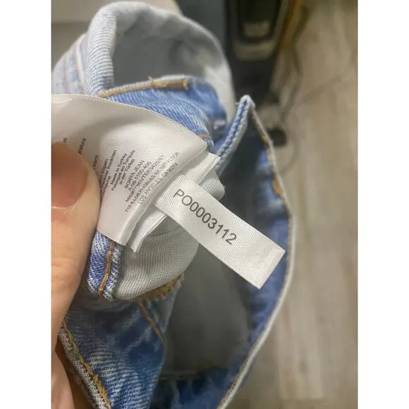 Anine Bing Sonya Jeans Classic Blue Size 23