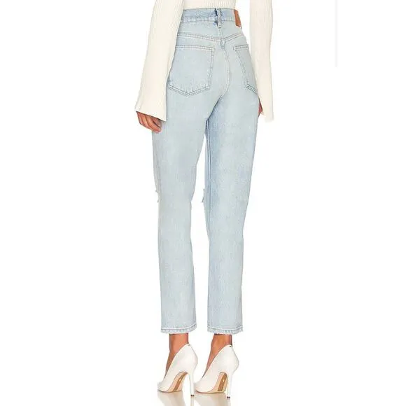 Anine Bing Sonya Jeans Classic Blue Size 23