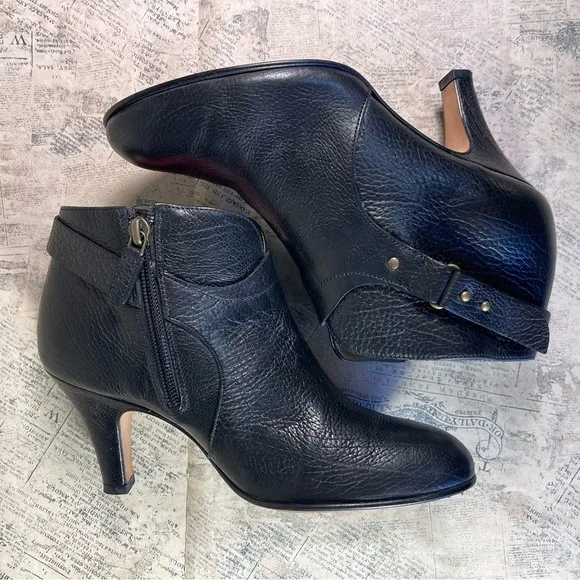 Anyi Lu Vanessa Ankle Booties Boots Black