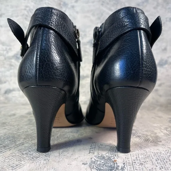 Anyi Lu Vanessa Ankle Booties Boots Black