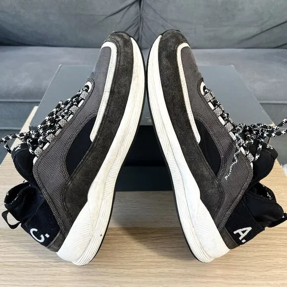 A.P.C. 19SS Paact Low Top Sneakers Low Cut Black Men’s Size 12 / EU 45