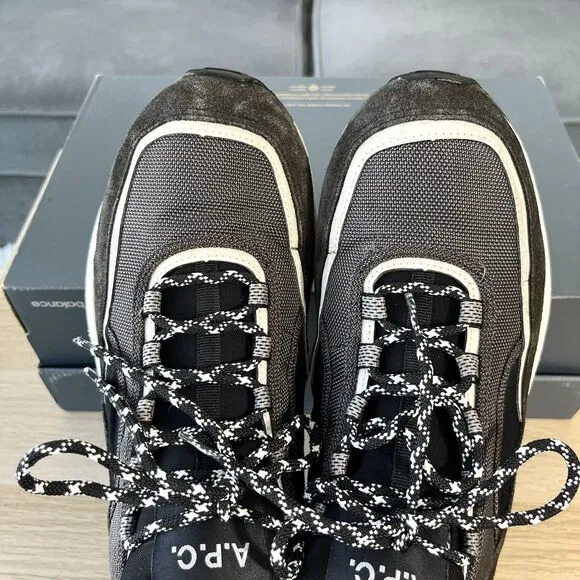 A.P.C. 19SS Paact Low Top Sneakers Low Cut Black Men’s Size 12 / EU 45