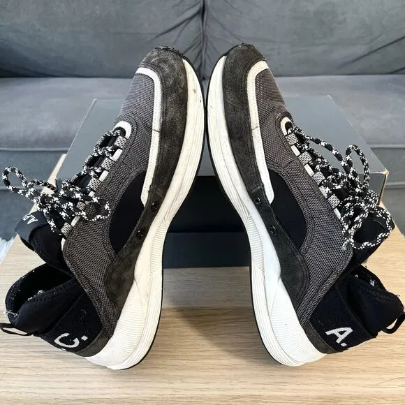 A.P.C. 19SS Paact Low Top Sneakers Low Cut Black Men’s Size 12 / EU 45