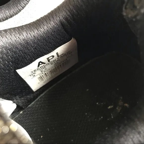 APL Techloom Pro Sneaker Metallic Silver Gold Knit