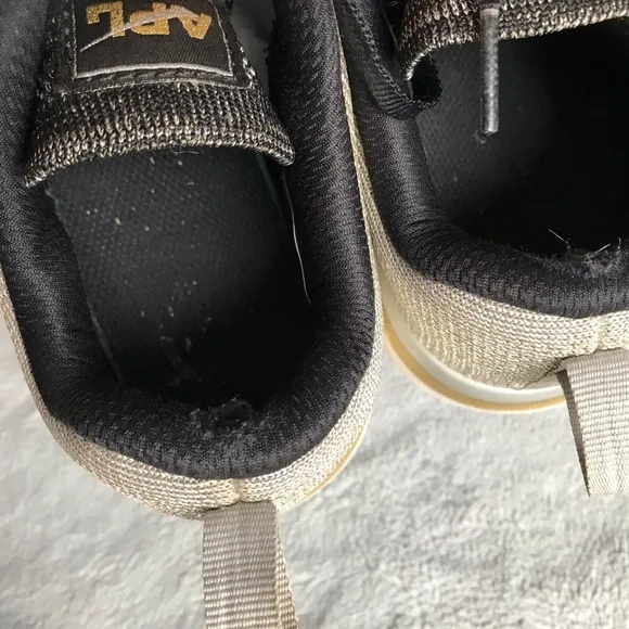 APL Techloom Pro Sneaker Metallic Silver Gold Knit