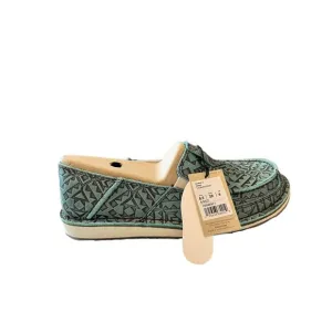 Ariat Cruiser Turquoise Blanket Emboss Slip On Loafer Shoes Sz 8.5 NEW  10046921
