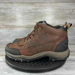Ariat Men's Copper Brown Leather Waterproof Terrain Hiking Boots Size 7.5